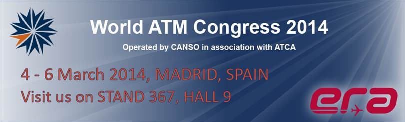 ERA exhibits at World ATM Congress  2014 in Madrid