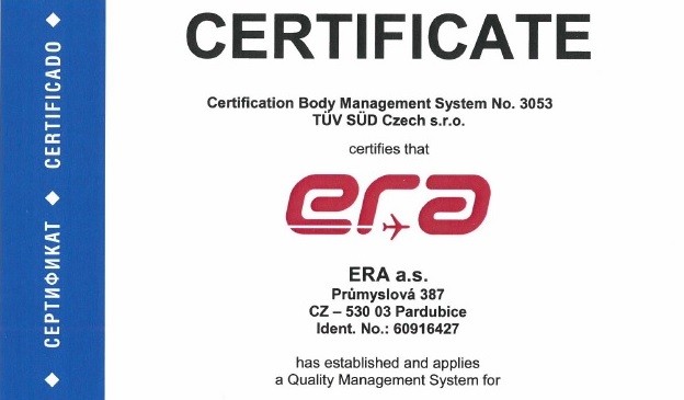 ERA renewed its TÜV SÜD certificate for another three years