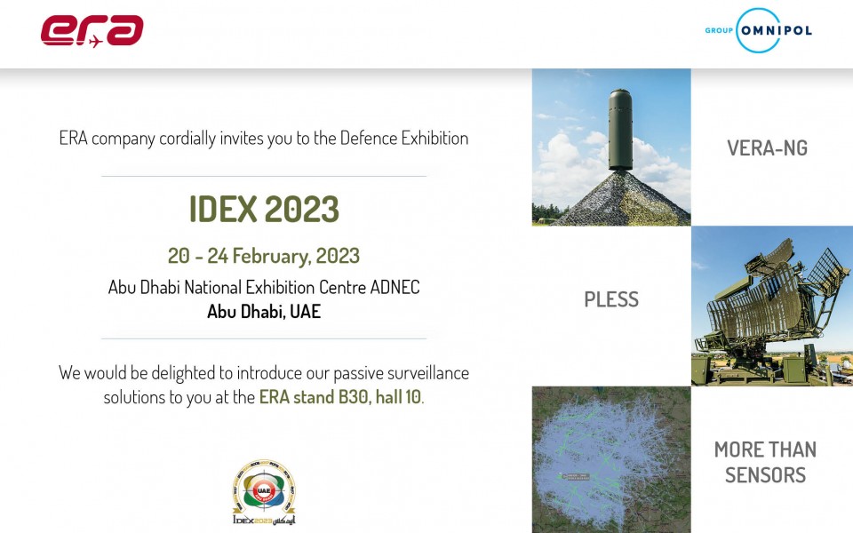 ERA is about to take off to IDEX!