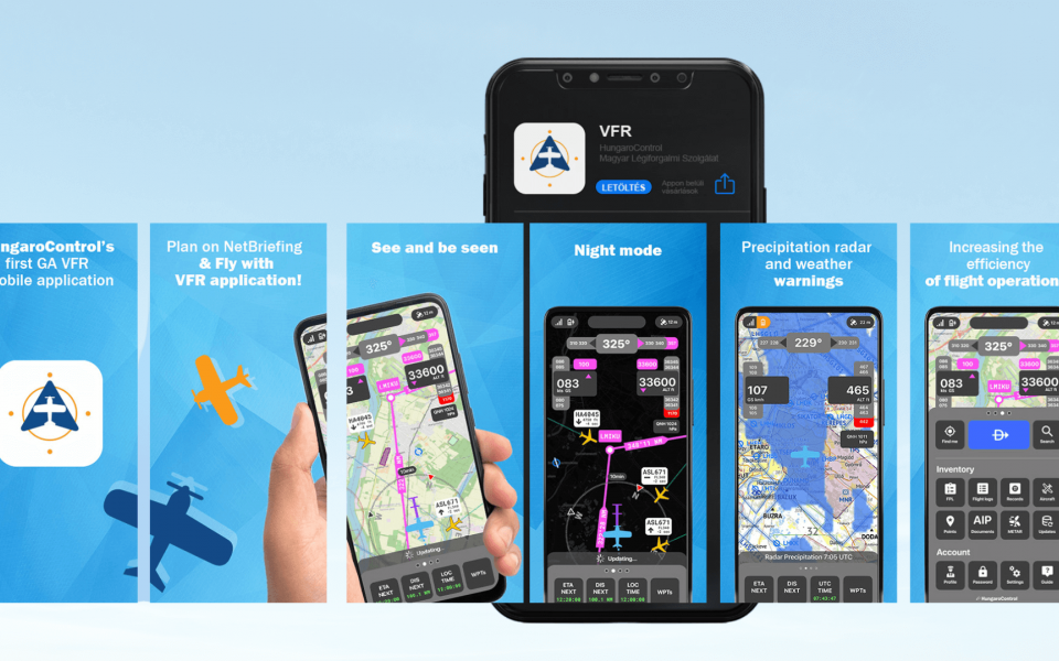 HungaroControl launched the VFR mobile application developed by R-SYS